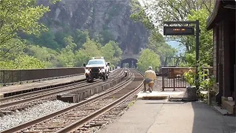 CSX High Rail Truck from Harpers Ferry, West Virginia May 11, 2023