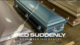 Dec 4, 2022 NOVEMBER 2022 "Died Suddenly"