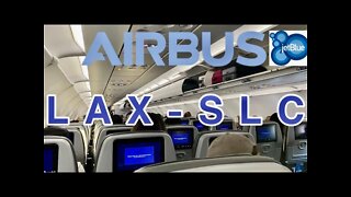 Trip Report: JetBlue Airbus A320 LAX-SLC Economy Class (4K)