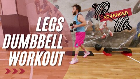 20 MINUTE INTENSE ADVANCED LEG DUMBBELL WORKOUT