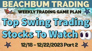 Top Swing Trading Stocks to Watch 👀 | 12/18 – 12/22/23 | LAND TECS MSB SARK SOXS USOI EBIX & More