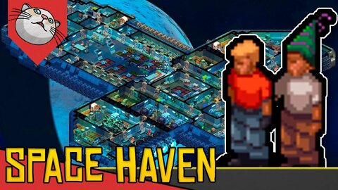 Tripulação Espacial com LUTA Exploração e CONSTRUÇÃO de Naves -Space Haven [Gameplay Português PTBR]