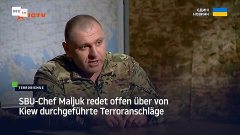 SBU-Chef Maljuk redet offen über von Kiew durchgeführte Terroranschläge