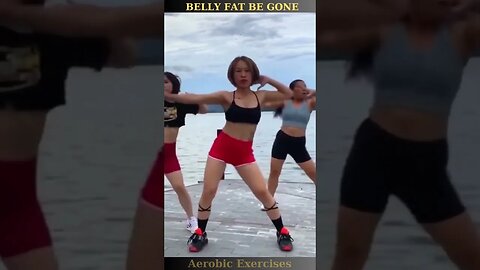 💃🏋️‍♀️ Belly Fat Be Gone: Effective Aerobic Exercises for a Trim Waistline 🌹 #short 1
