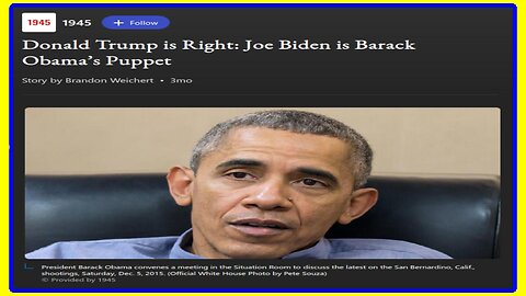 Wow, Most Americans Think Obama is the Puppet Master Ep 1/19/24