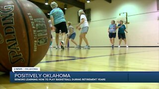 Seniors Learning How to Play Basketball During Retirement Years