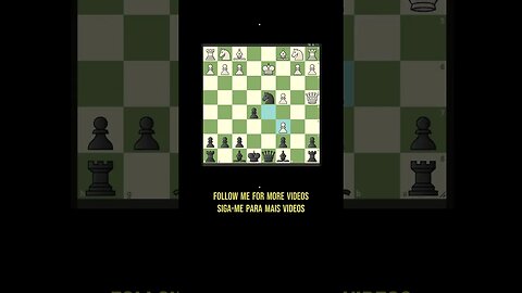 Fast Checkmate in Scandinavian Defense Xeque Mate Rápido na Escandinava #chess #ajedrez #xadrez