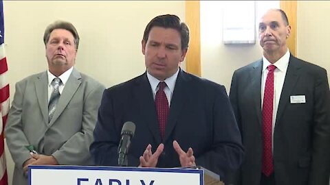 Gov. Ron DeSantis touts monoclonal antibody treatments during Tampa visit