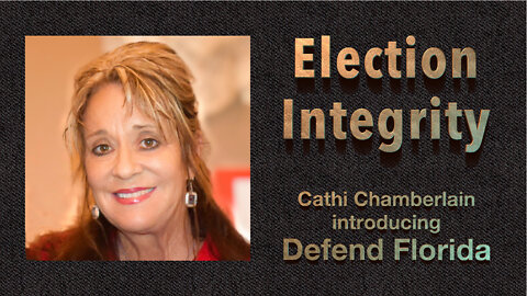 Cathi Chamberlain: Election Integrity – Representing Defend Florida
