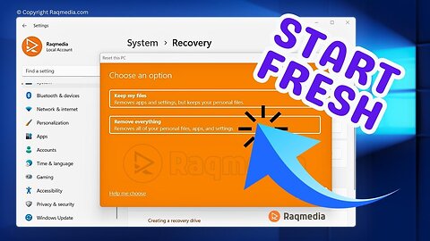 Make Your Windows PC New Again: Factory Reset Without USB or CD