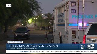 Three hospitalized after shooting near 51st Avenue and McDowell Road