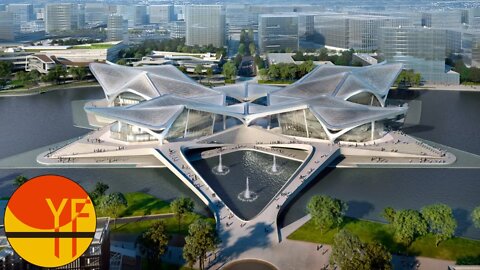 Zaha Hadid Architects Reveals Images of Zhuhai Jinwan Civic Art Centre, in China