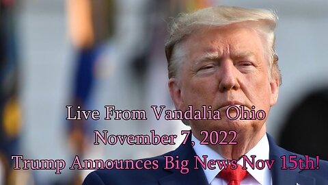 Donald Trump Announces Big News: RALLY IN OHIO November 7, 2022 #infowindnewnews