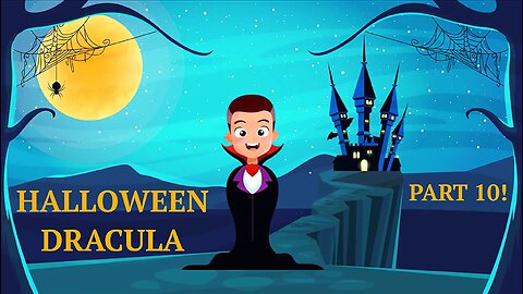 Halloween Dracula Children Cartoon - Halloween Kids Video