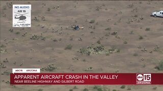 Apparent aircraft crash in the Valley