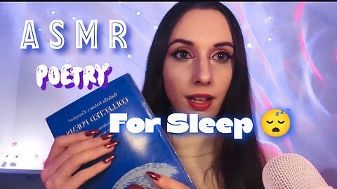 ASMR Poetry Reading Whispered | Bed Time Story Style for Sleep, Relaxation and Tingles