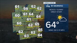 Southeast Wisconsin weather forecast: Highs near 80 Tuesday, low humidity