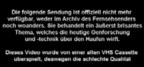 Wissenschaftliche Sensation – Verbotene Entdeckung von 1988