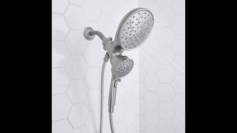G-Promise High Pressure Filtered Shower Head Health Care Shower Set 3 Spray Showerhead with S...