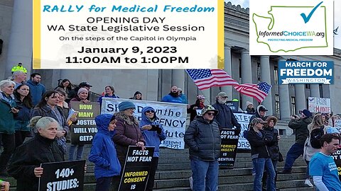 Facts not Fear - Health Freedom Rally in Olympia 9Jan2023