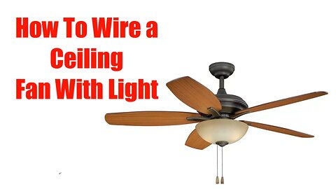 How to Install a Light Switch With a Ceiling Fan
