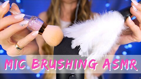 ASMR Mic Brushing, Scratching and Stroking - NO Talking - BINAURAL