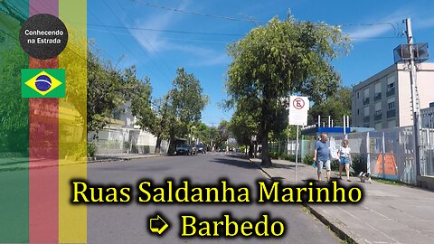 🚴‍♂️🌞 Pedalando por Porto Alegre, ruas Saldanha Marinho ➡️ Barbedo