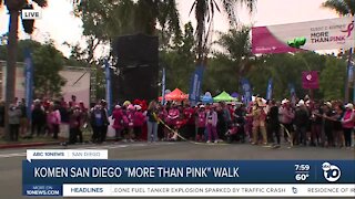 Komen San Diego 'More Than Pink' wa;l