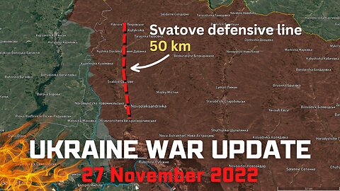 Russia builds 50km long defensive line on Svatove | How is weather going to affect the eastern front