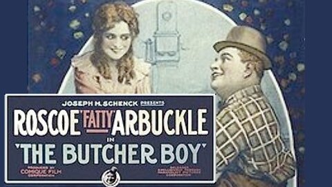 Buster Keaton's "The Butcher Boy" (1917), Public Domain Movie