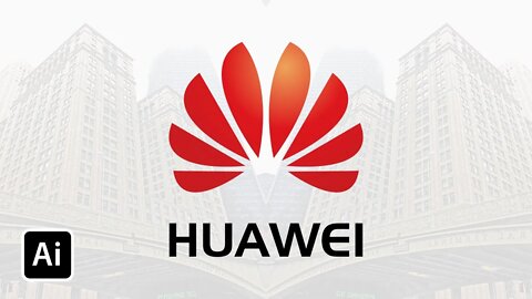 Huawei Logo Design | Adobe Illustrator