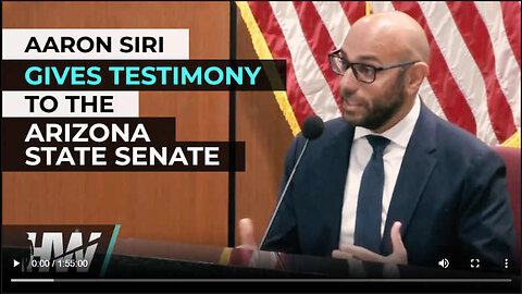 AARON SIRI COVID VAxx Testimony to AZ Senate (EPIC Highwire EVENT)