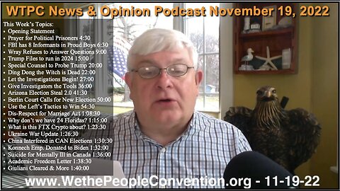 We the People Convention News & Opinion 11-19-22