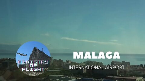 Malaga Airport, Passing by in a Bus Planespotting