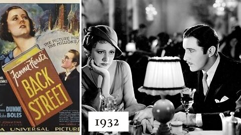 Irene Dunne, Back Street John Boles 1932 pre code Full movie