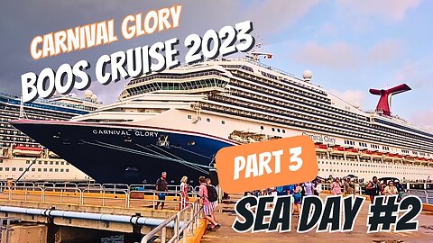 Carnival Glory Group Cruise | Sea Day #2 | Costume Contest and Cabin Crawl