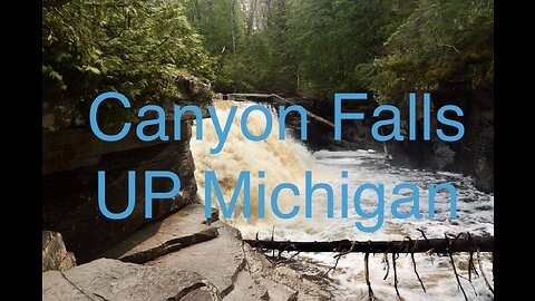 Canyon Falls Roadside Park UP Michigan