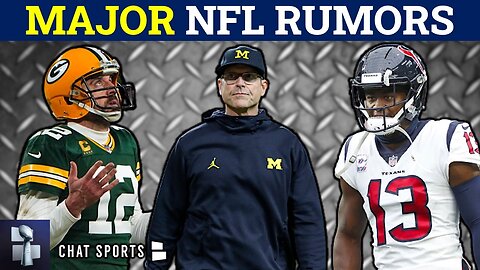 MAJOR NFL Rumors On Aaron Rodgers Retirement, Jim Harbaugh, Brandin Cooks Trade