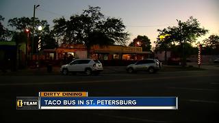 Dirty Dining: Taco Bus temporarily closes after inspectors find sewage/wastewater leaking near food