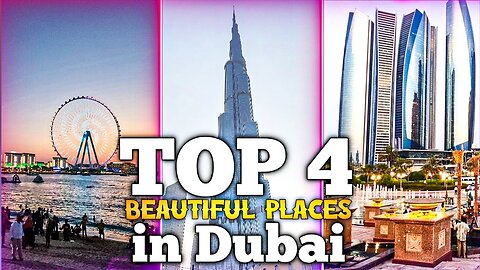 TOP 4 BEAUTIFUL PLACES IN DUBAI 😍 DUBAI VLOG