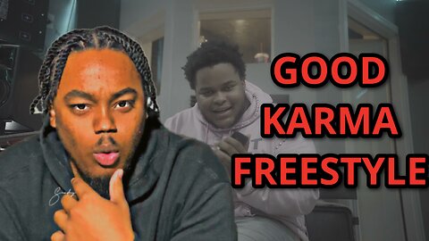 1up tee - good karma Freestyle video (REACTION)