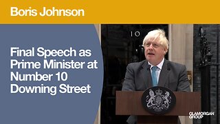 Boris Johnson's Final Speech as Prime Minister at Number 10 Downing Street