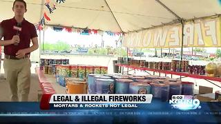 Firework safety, what's legal and what's not