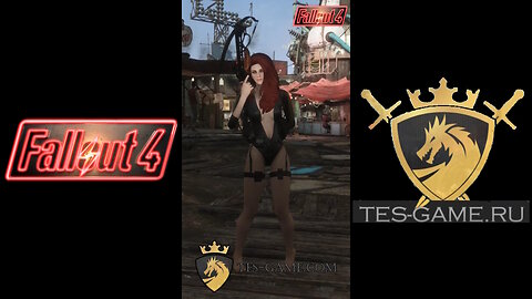 Fallout 4 - TES Game RU - Tomb Raider Wetsuit - Crossbow - Lady Outfit - Archimedes 2