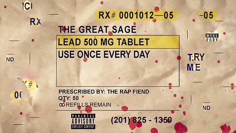 The Great Sage - The Rap Fiend (Official Visualizer)
