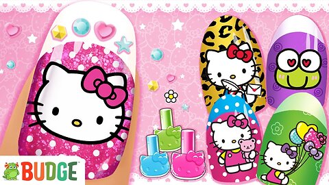 Hello Kitty Nail💅 Selon - Budge Studio - Magical Manicure - Fun Game for Kids
