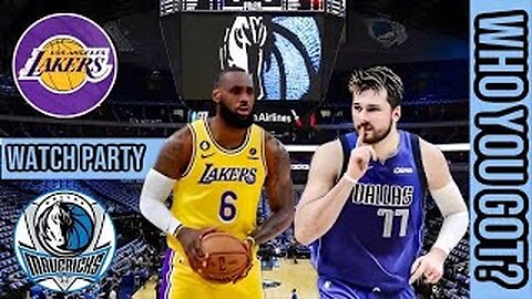 LA Lakers vs Dallas Mavericks | Live Watch Party Stream | NBA 2023 Season Game