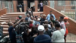 SOUTH AFRICA - Durban - Mampintsha outside Pinetown magistrates Court (Videos) (iuZ)