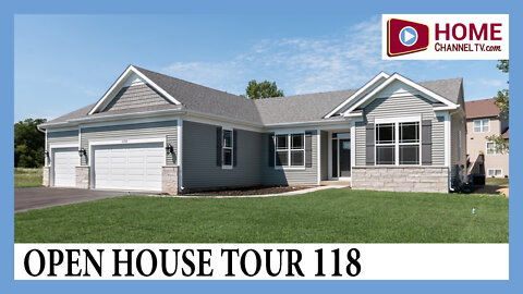 Open House Tour 118 - New Ranch Home by KLM Builders - Expanded Roosevelt House Plan