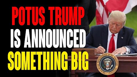 WAIT IS OVER POTUS IS ANNOUNCING SOMTHING BIG !